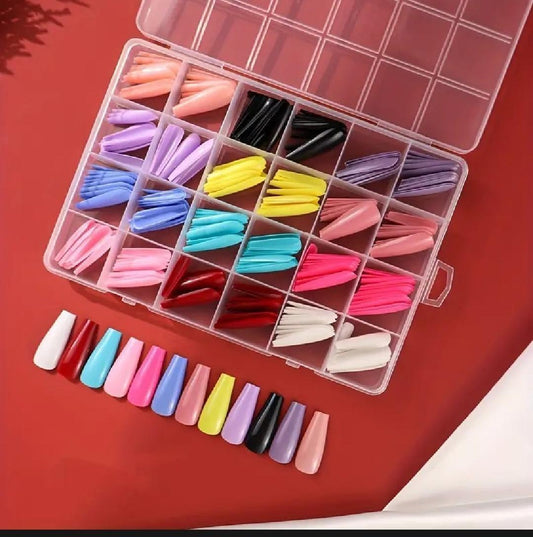 Smooth and Even Coverage Fake Nails 50 Pack Of 144