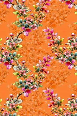 2 Pcs Women's Unstitched Printed Suit