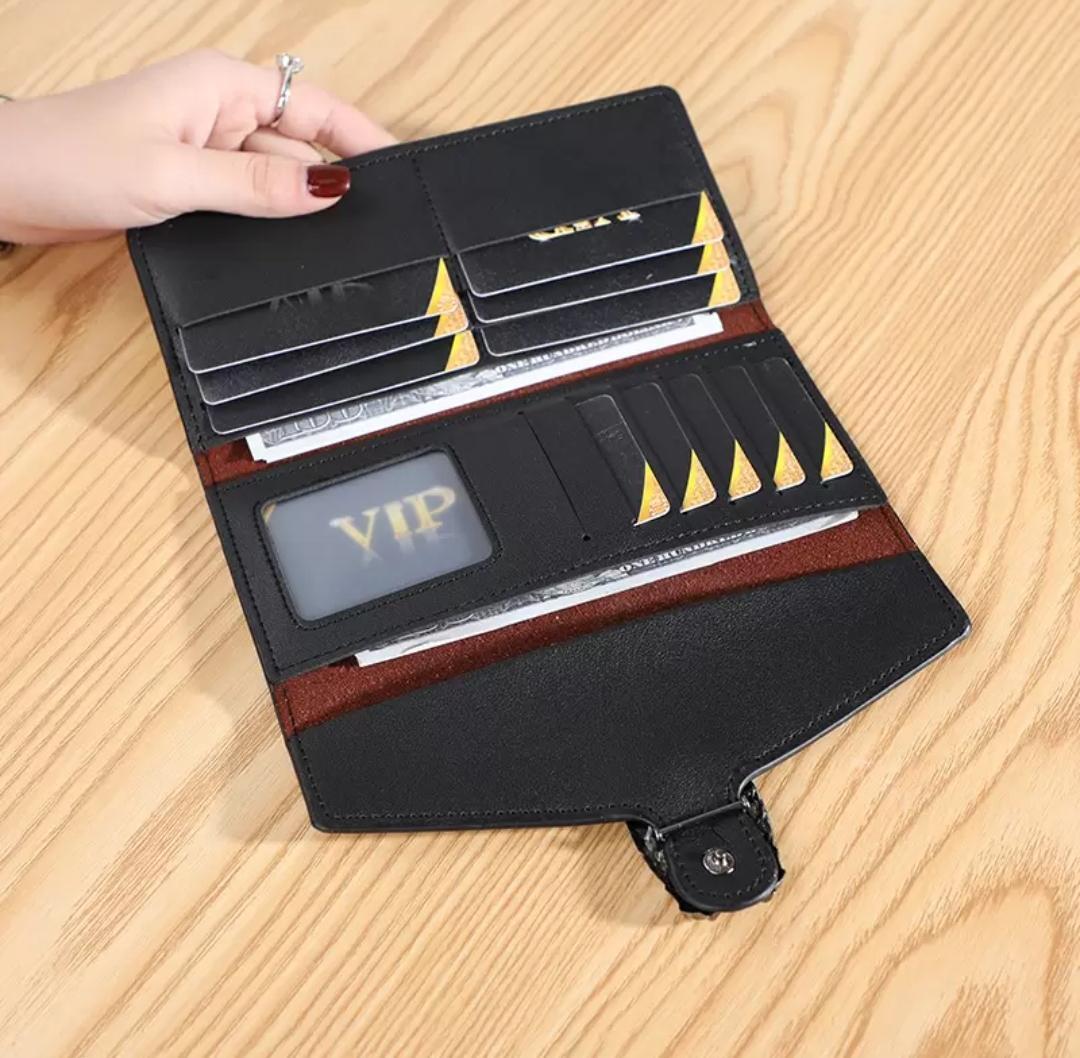 Stylish Women’s PU Leather Tri-Fold Wallet - 1 Pc Pocket-Friendly Clutch