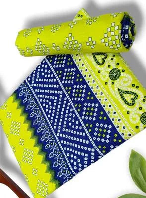 2 Pcs Women's Unstitched Printed Suit